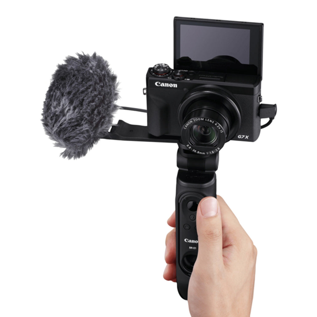 A Photo Of Canon HG-100TBR Tripod Grip with Bluetooth Remote – Compact Vlogging Tripod for Canon Cameras