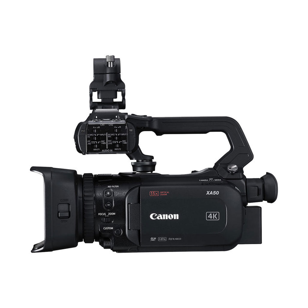 A Photo Of Canon XA50 - UHD 4K30 Camcorder with Dual-Pixel Autofocus