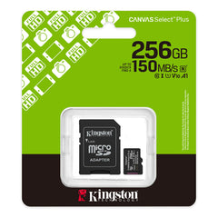 A Photo Of Kingstone Canvas Select Plus 256GB microSD Memory Card