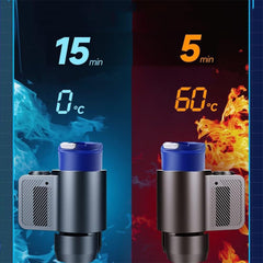 A Photo Of Car Cooling and Heating Smart Cup