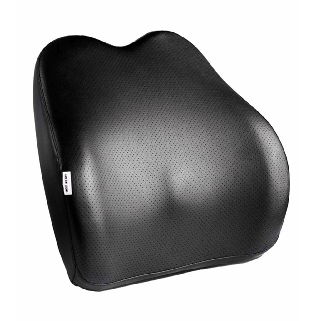 A Photo Of Green Lion GNSETCUSNBK Car Seat Back Cushion - Black
