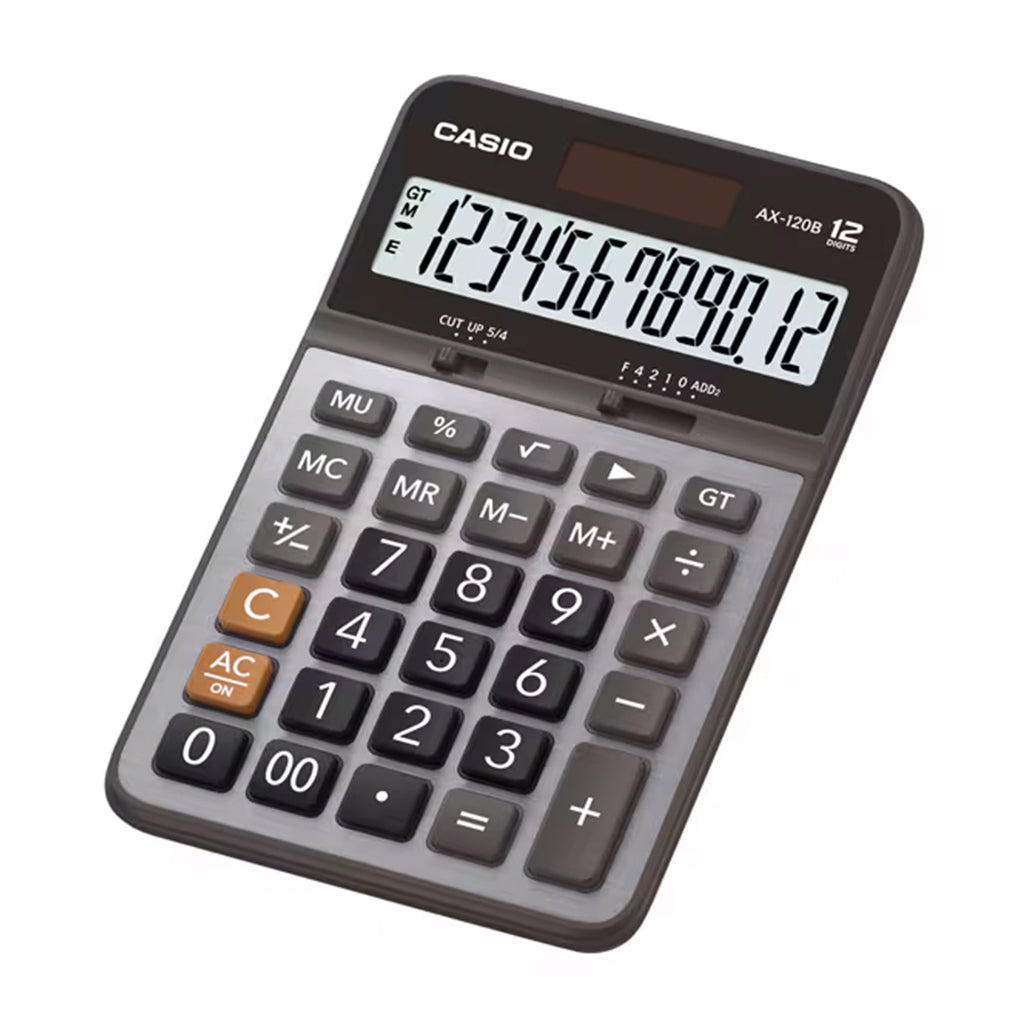 A Photo Of Casio AX-120B - 12-Digit Compact Desk Calculator