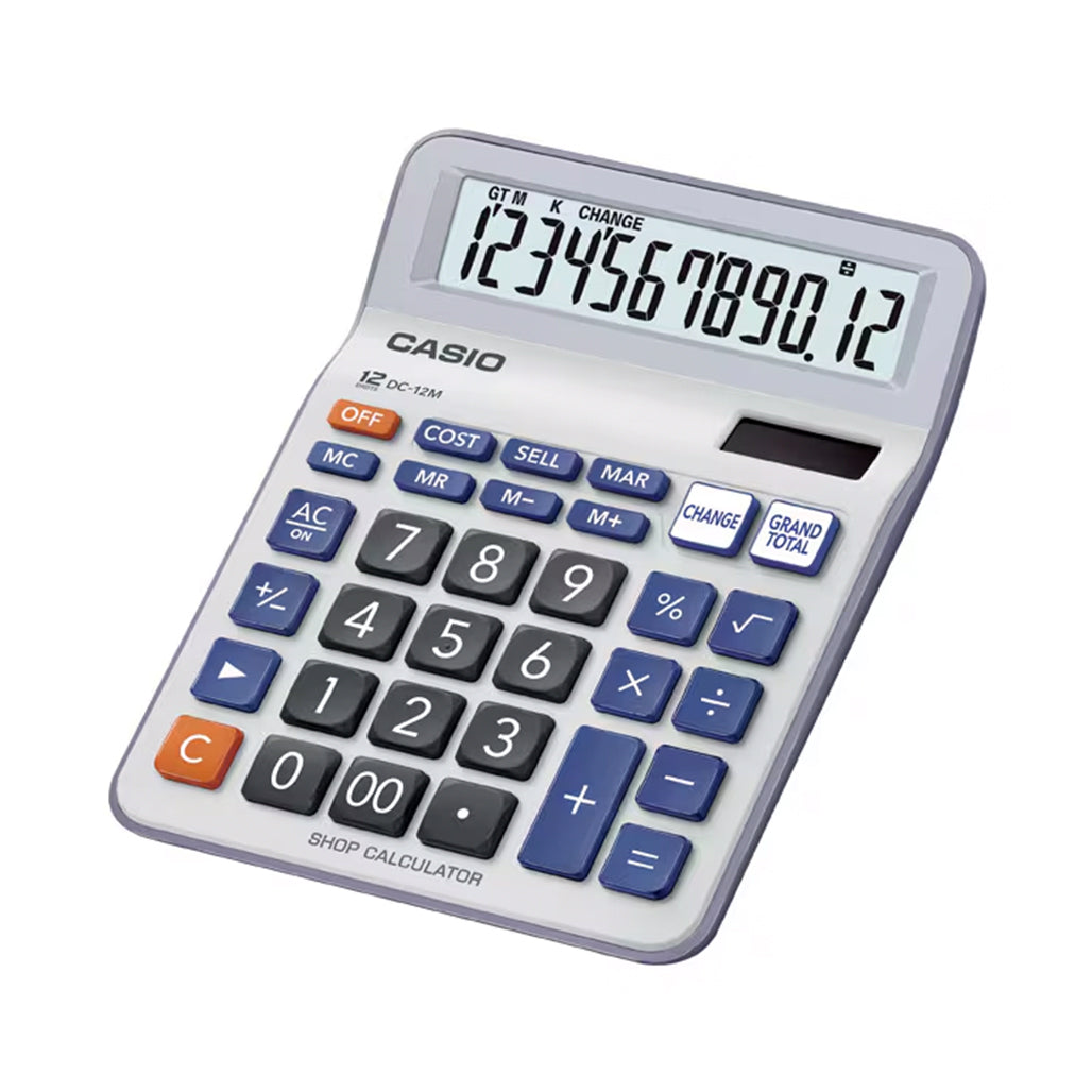 A Photo Of Casio DC-12M - 12-Digit Desktop Calculator