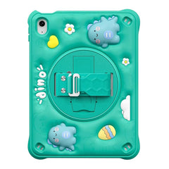 A Photo Of Classic BubblyToons Kids EVA Protective Case with Rotating Kickstand & Hand Strap for iPad 10th Gen 10.9