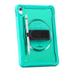 A Photo Of Classic Rugged Case - 360° Rotating Stand & Hand Strap for iPad 11 (2025) & iPad 10.9 (2022)