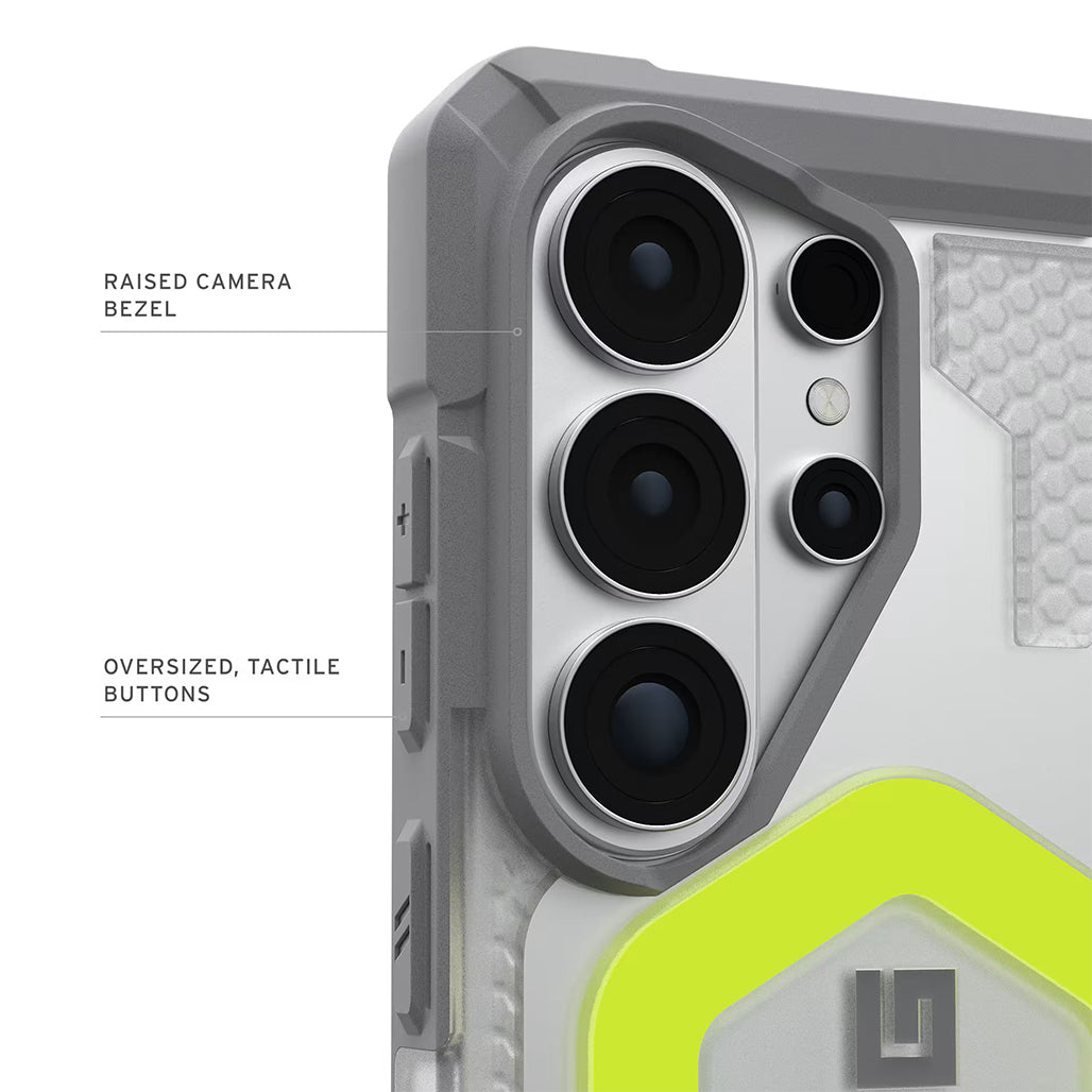 A Photo Of UAG Galaxy S26 Ultra - Pathfinder Clear Case - Lanyard