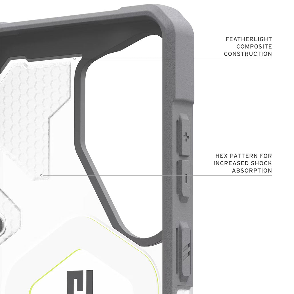 A Photo Of UAG Galaxy S26 Ultra - Pathfinder Clear Case - Lanyard