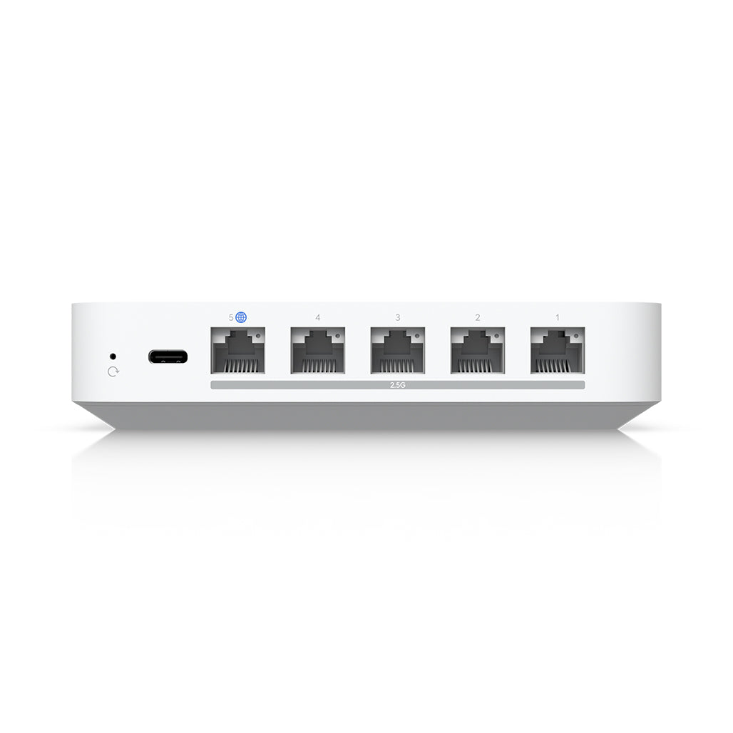A Photo Of Ubiquiti UniFi Cloud Gateway Max - Compact 2.5 G Cloud Gateway with NVMe, Multi-WAN & Enterprise Security