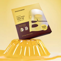 A Photo Of EQQUALBERRY Collagen Glow Up Hydrogel Mask - 4 Sheets