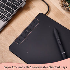 A Photo Of VEIKK VK640 Drawing Tablet – Portable, Precise, and Perfect for Digital Creativity