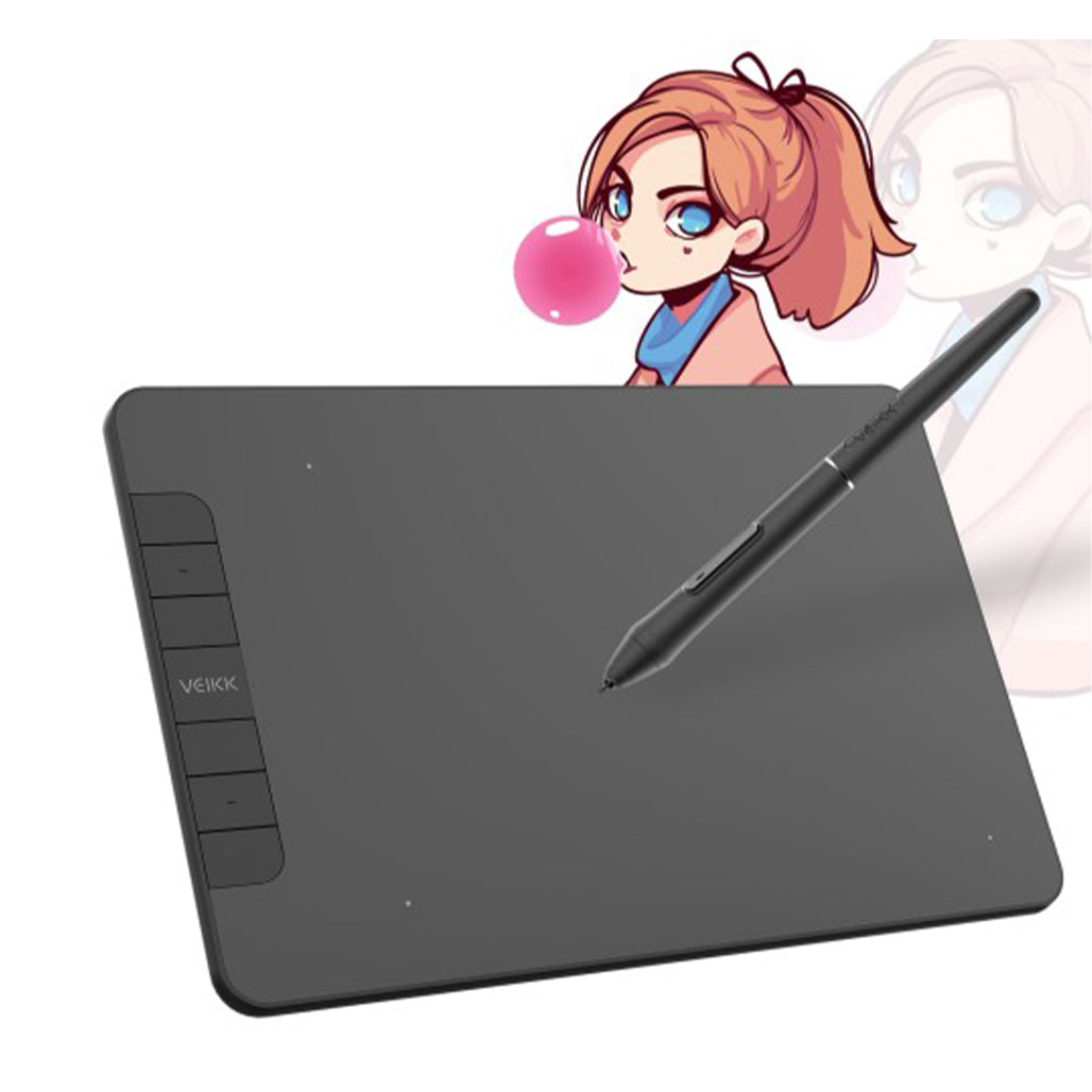 A Photo Of VEIKK VK640 Drawing Tablet – Portable, Precise, and Perfect for Digital Creativity