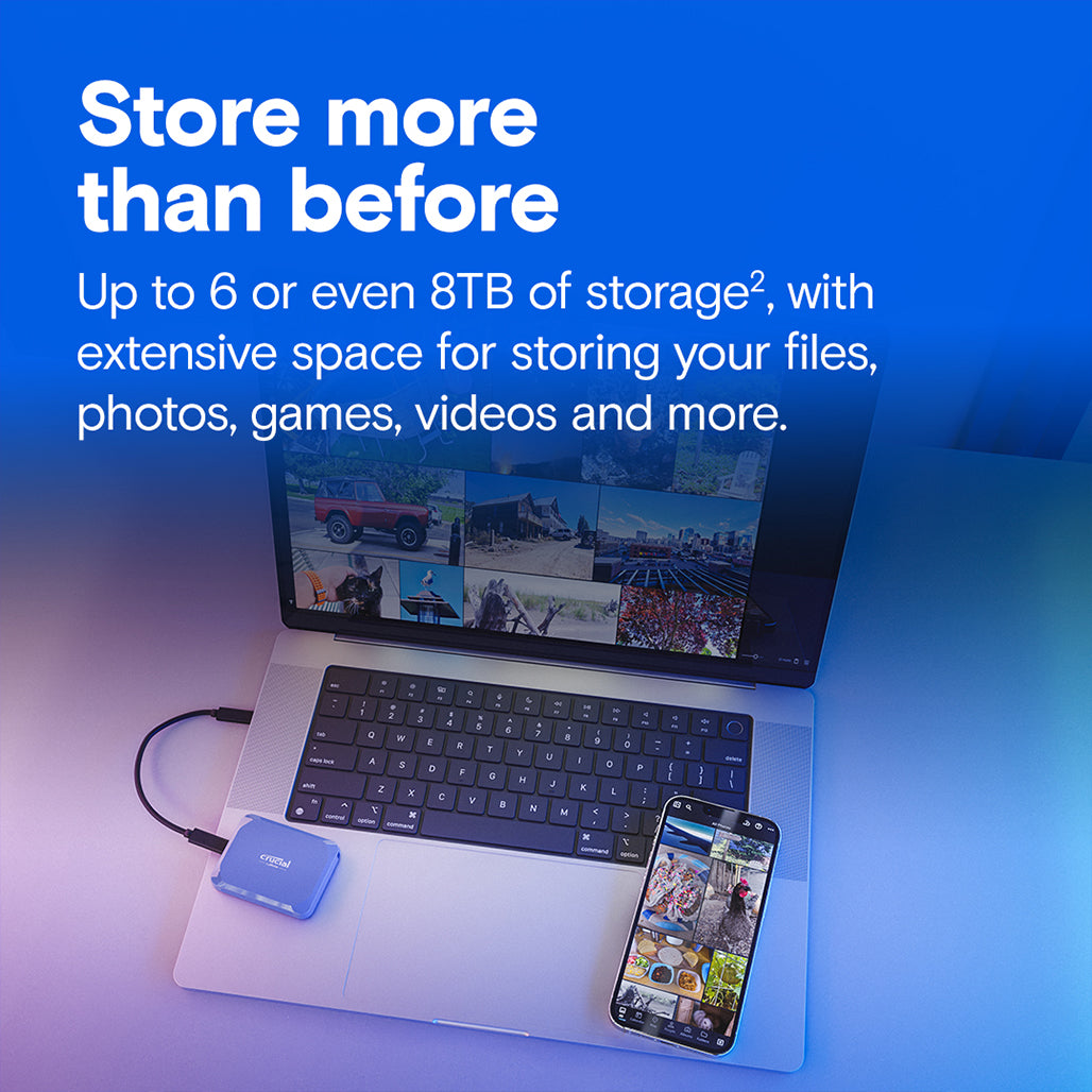 A Photo Of Crucial X10 Portable SSD