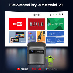 A Photo Of Promate CubeCast – Ultra-Mini Wireless DLP Projector with 1080P Support & Touch Controls