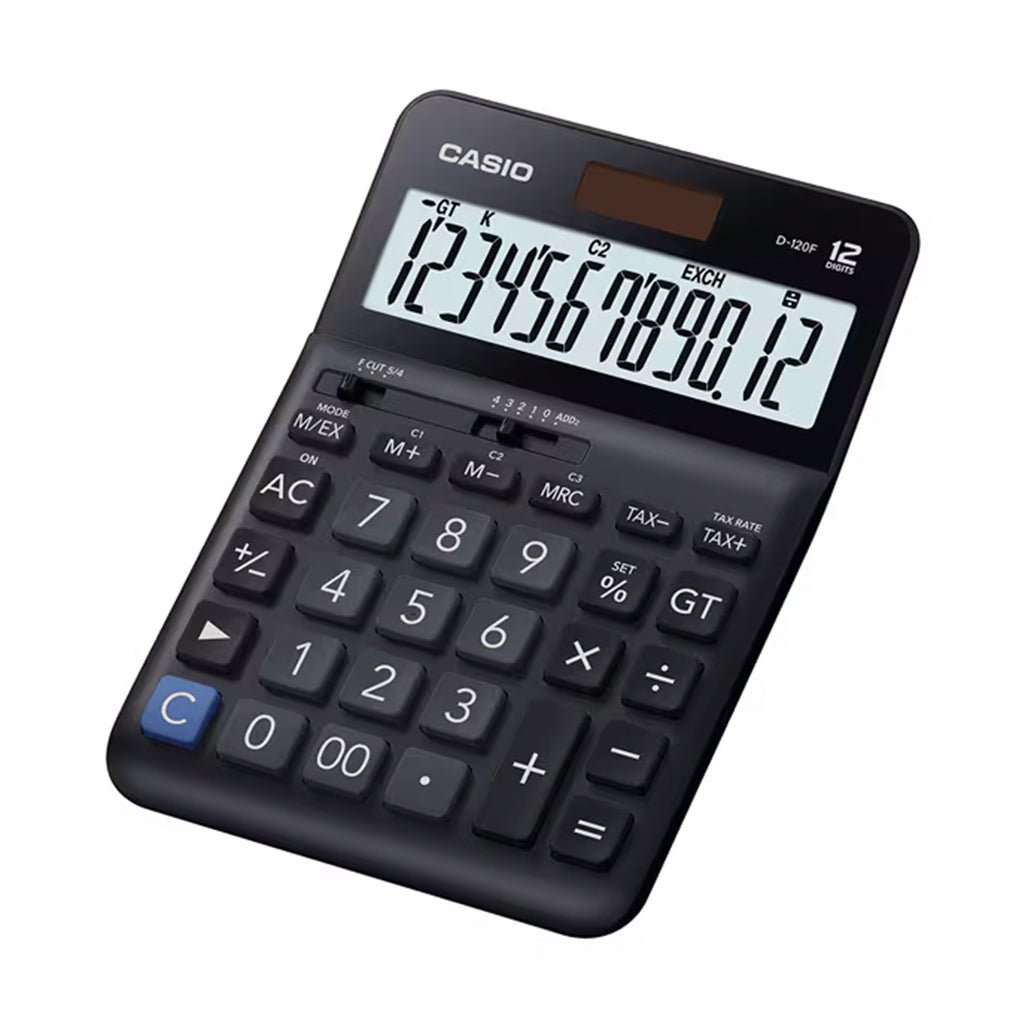 A Photo Of Casio D-120F Desktop Calculator