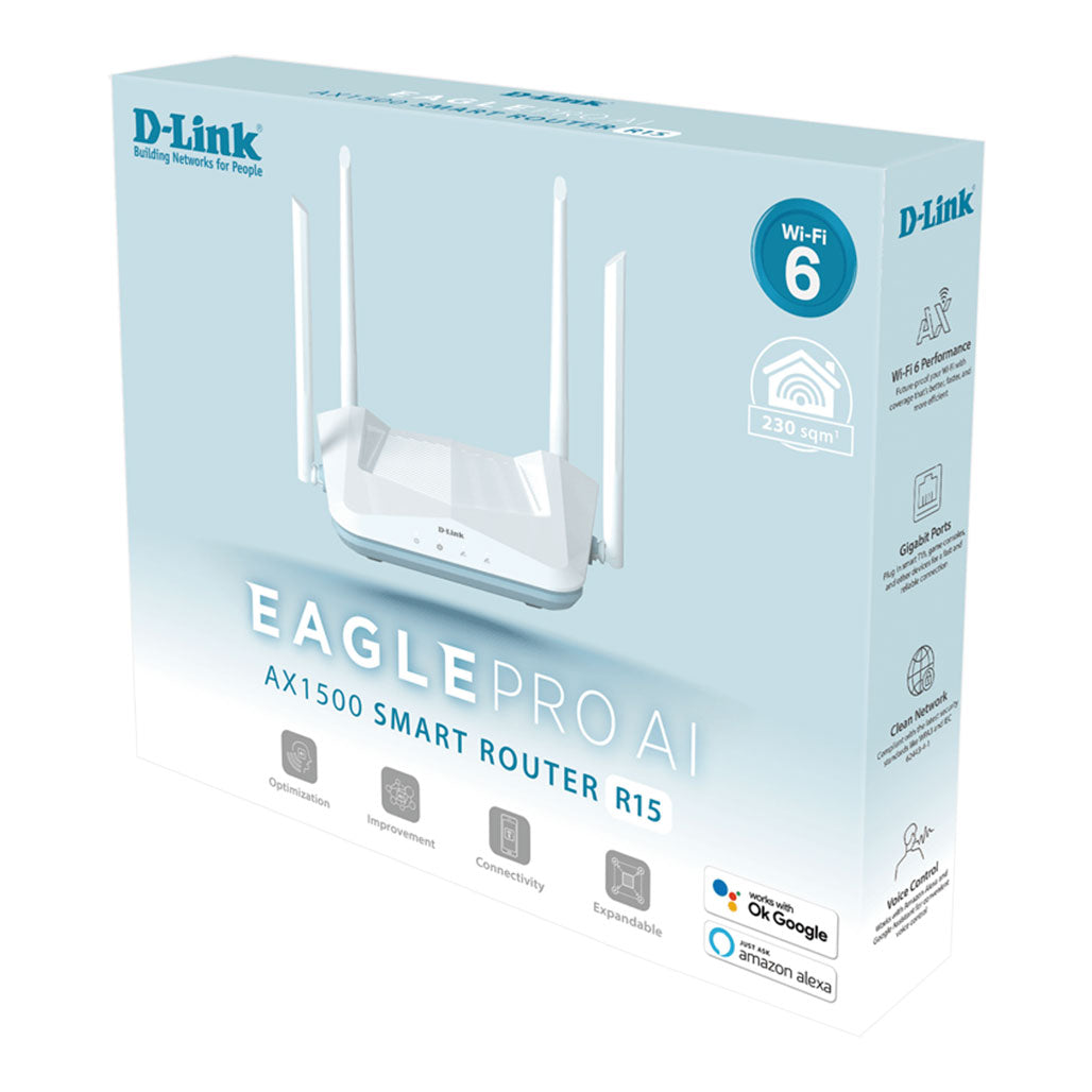 A Photo Of D-LinkAX1500 Smart Router R15 EAGLE PRO AI