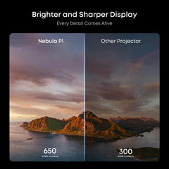 A Photo Of Anker Soundcore Nebula P1 - Portable Projector with Detachable Speakers