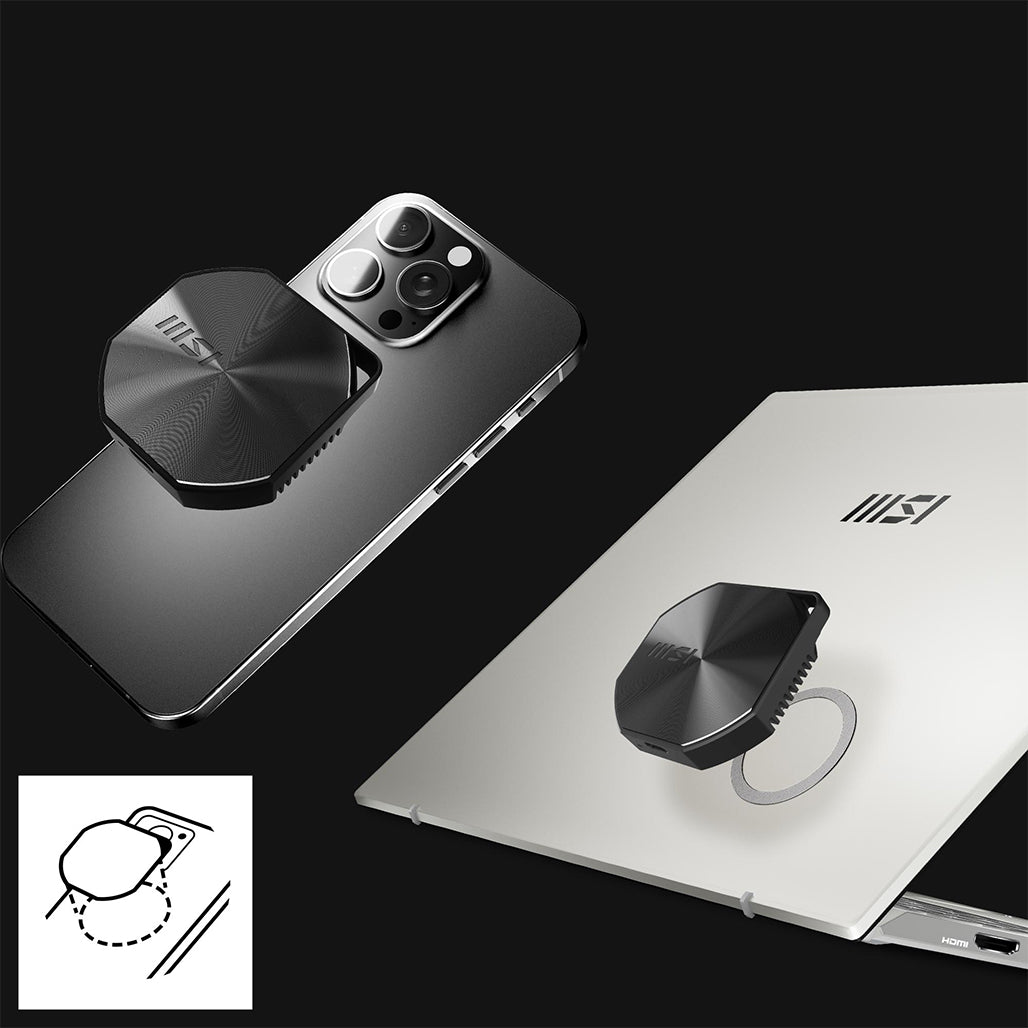 A Photo Of MSI DATAMAG 1TB 20Gbps Portable SSD – High-Speed External Storage for PC, Mac, iPhone & Gaming