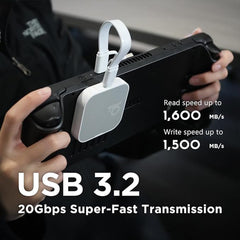 A Photo Of Dato ARES Q3 Magnetic Portable SSD - High-Speed Storage for iPhone & Devices
