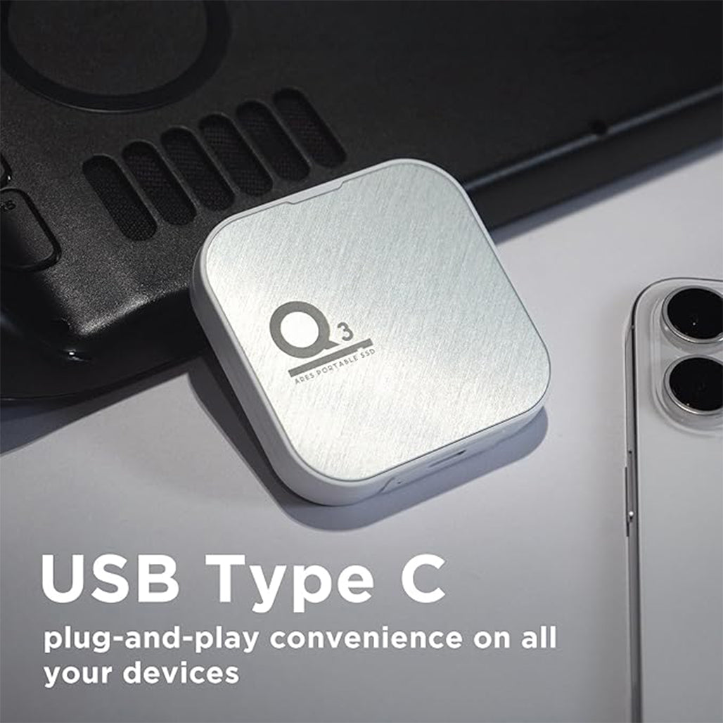 A Photo Of Dato ARES Q3 Magnetic Portable SSD - High-Speed Storage for iPhone & Devices