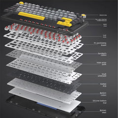A Photo Of Deadskull Invictus DS-MK088pro Mechanical Gaming Keyboard