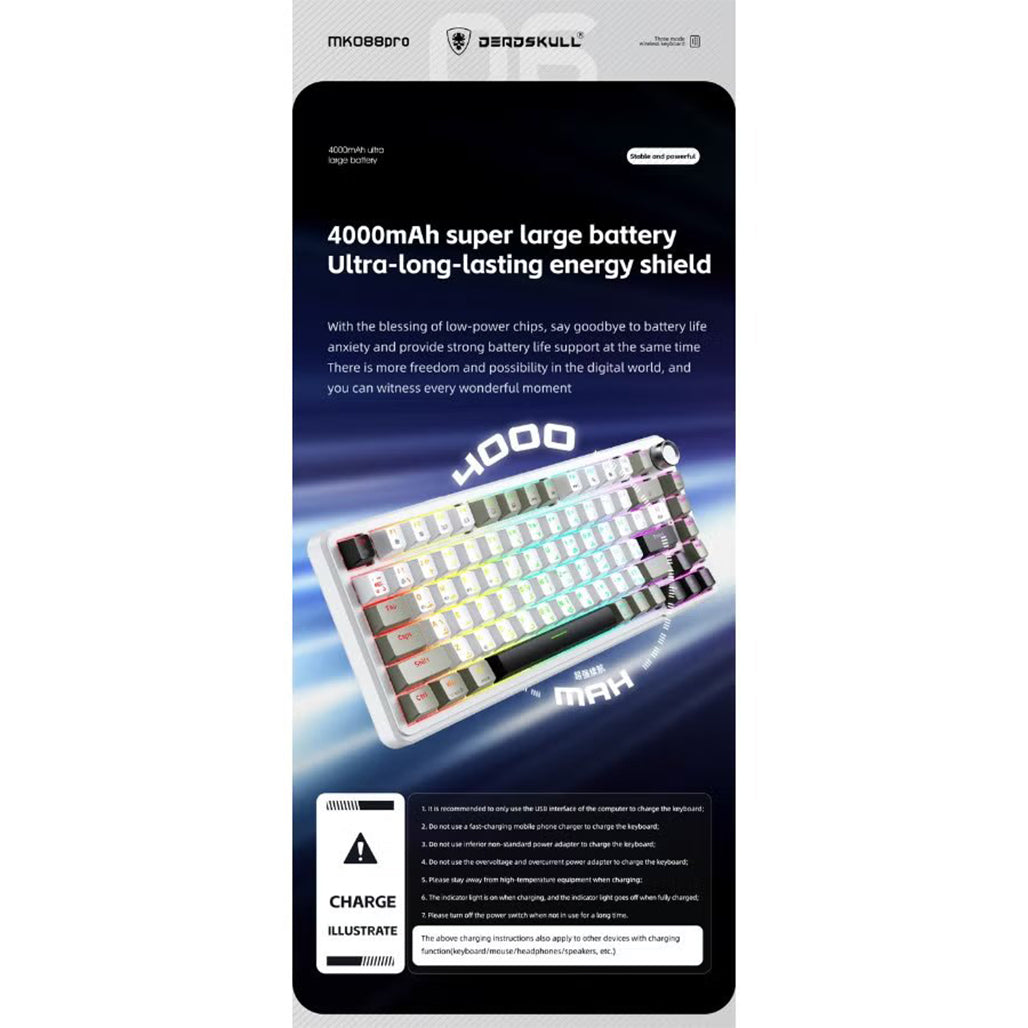 A Photo Of Deadskull Invictus DS-MK088pro Mechanical Gaming Keyboard