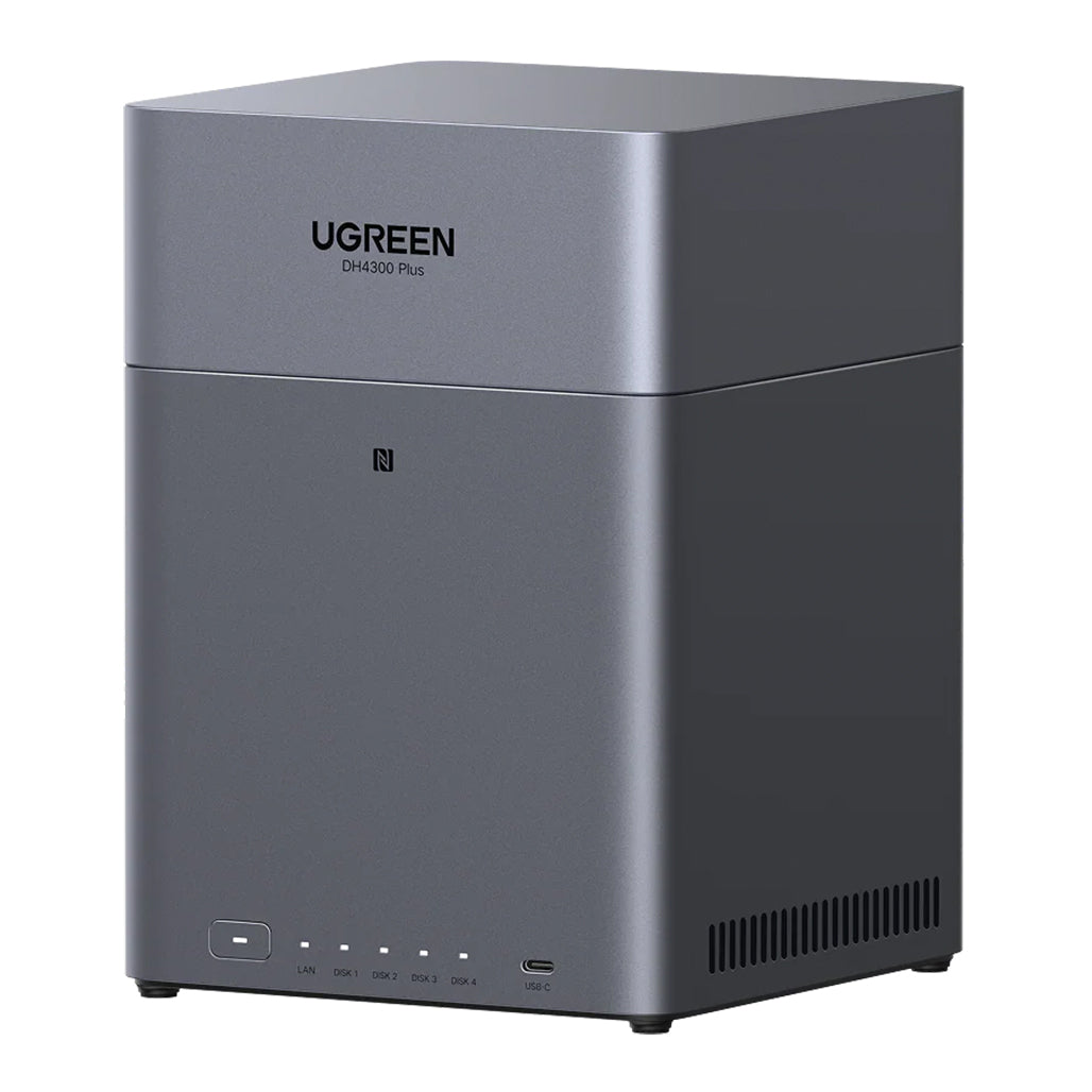 A Photo Of UGREEN DH4300 Plus - Diskless 4-Bay NAS Storage Network Attached Enclosure - 120TB