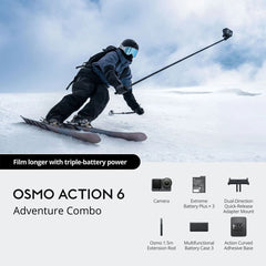 A Photo Of DJI Osmo Action 6 Adventure Combo