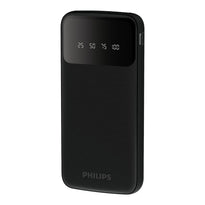 Philips DLP7710 Wired 10000mAh Power Bank with Built-In Lightning, USB-C & Micro USB Cables