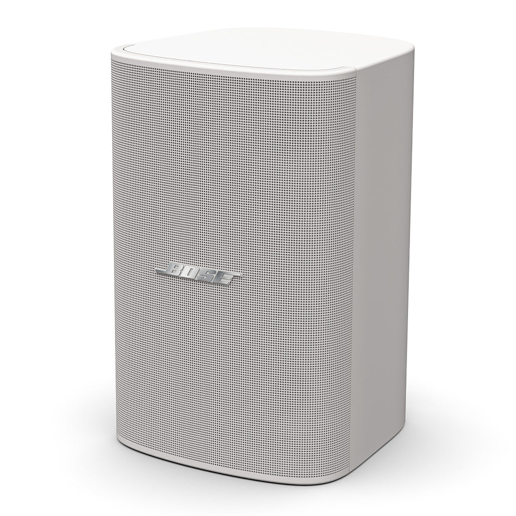 A Photo Of BOSE DesignMax DM6SE Surface-Mount Outdoor Loudspeakers (Pair)– 125W Commercial Audio