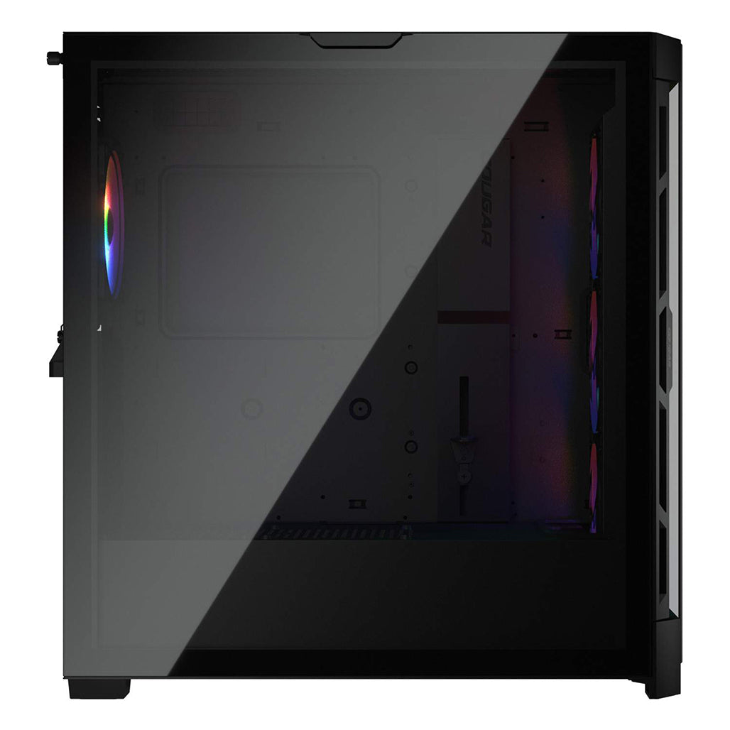 A Photo Of Cougar DUOFACE PRO RGB | Dual-Panel Mid Tower Case with Customizable Airflow