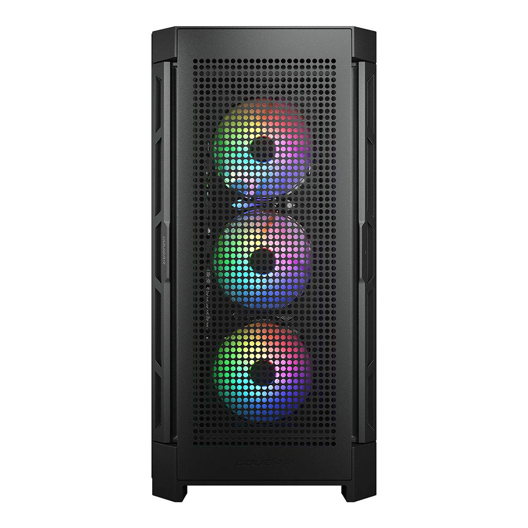 A Photo Of Cougar DUOFACE PRO RGB | Dual-Panel Mid Tower Case with Customizable Airflow