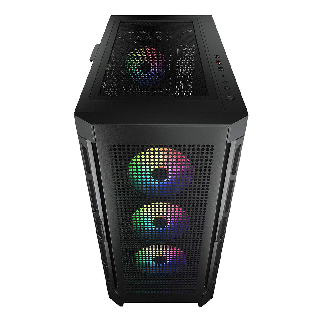 A Photo Of Cougar DUOFACE PRO RGB | Dual-Panel Mid Tower Case with Customizable Airflow