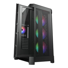 A Photo Of Cougar DUOFACE PRO RGB | Dual-Panel Mid Tower Case with Customizable Airflow
