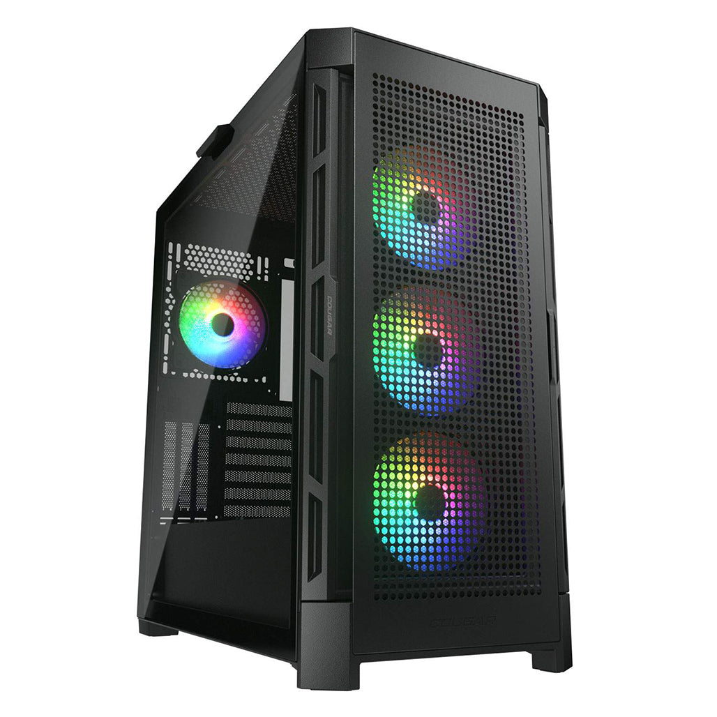 A Photo Of Cougar DUOFACE PRO RGB | Dual-Panel Mid Tower Case with Customizable Airflow