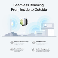 A Photo Of TP-Link Deco X50-Outdoor - AX3000 WiFi 6 Mesh Unit for Seamless Indoor and Outdoor Connectivity