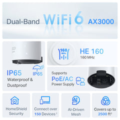 A Photo Of TP-Link Deco X50-Outdoor - AX3000 WiFi 6 Mesh Unit for Seamless Indoor and Outdoor Connectivity