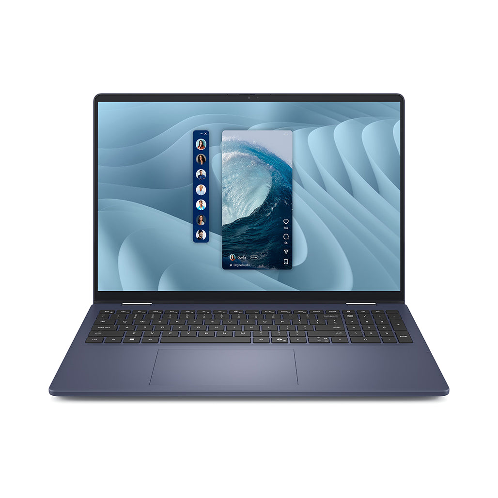 A Photo Of Dell 16 Plus 2-in-1 Laptop - LDB06250-9182BLU-PUS - Core Ultra 9 288V - 32GB RAM - 1TB SSD - Intel Arc Graphics