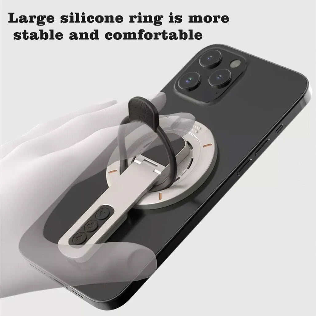 A Photo Of Double-Sided Magnetic Phone Holder Stand | Durable Aluminum Alloy Mobile Mount