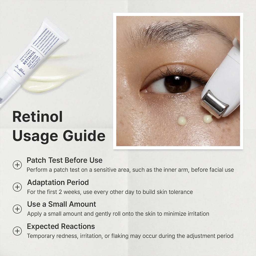 A Photo Of Dr. Althea Retinol Flat Iron Eye Roller