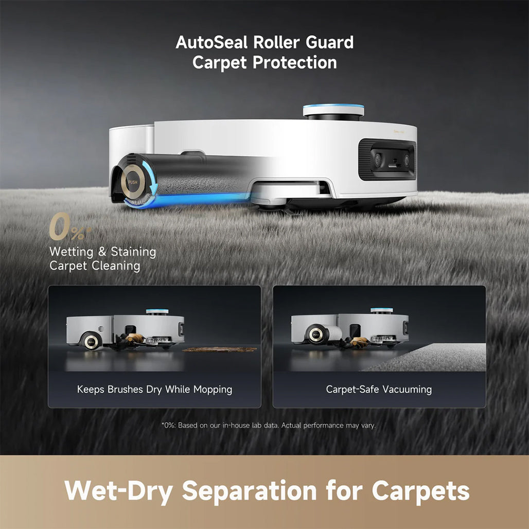 A Photo Of Dreame Aqua10 Ultra Roller Robot Vacuum