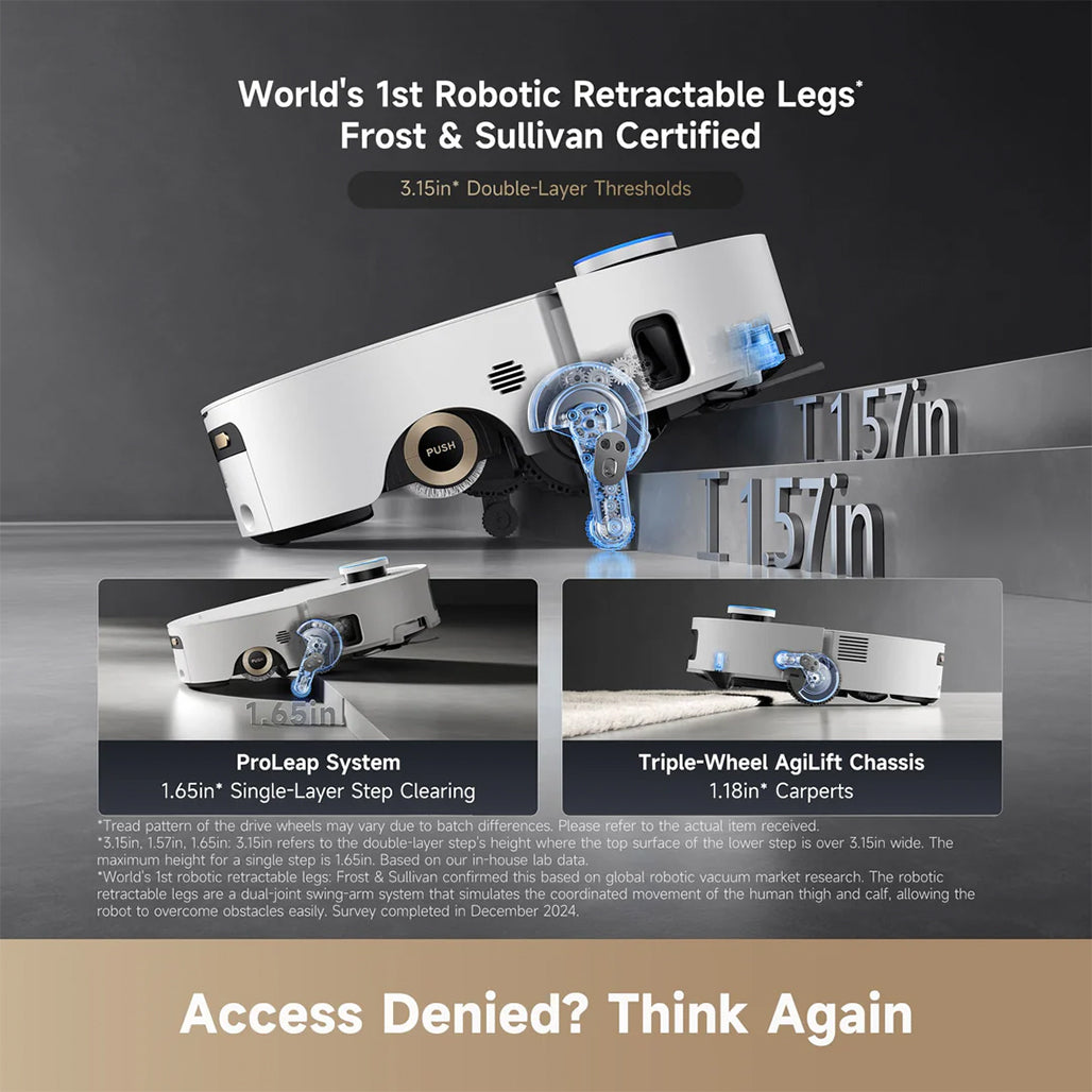 A Photo Of Dreame Aqua10 Ultra Roller Robot Vacuum