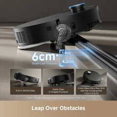 A Photo Of Dreame X50 Ultra Robot Vacuum Cleaner with Retractable Legs, 20,000Pa Suction & Smart Mapping