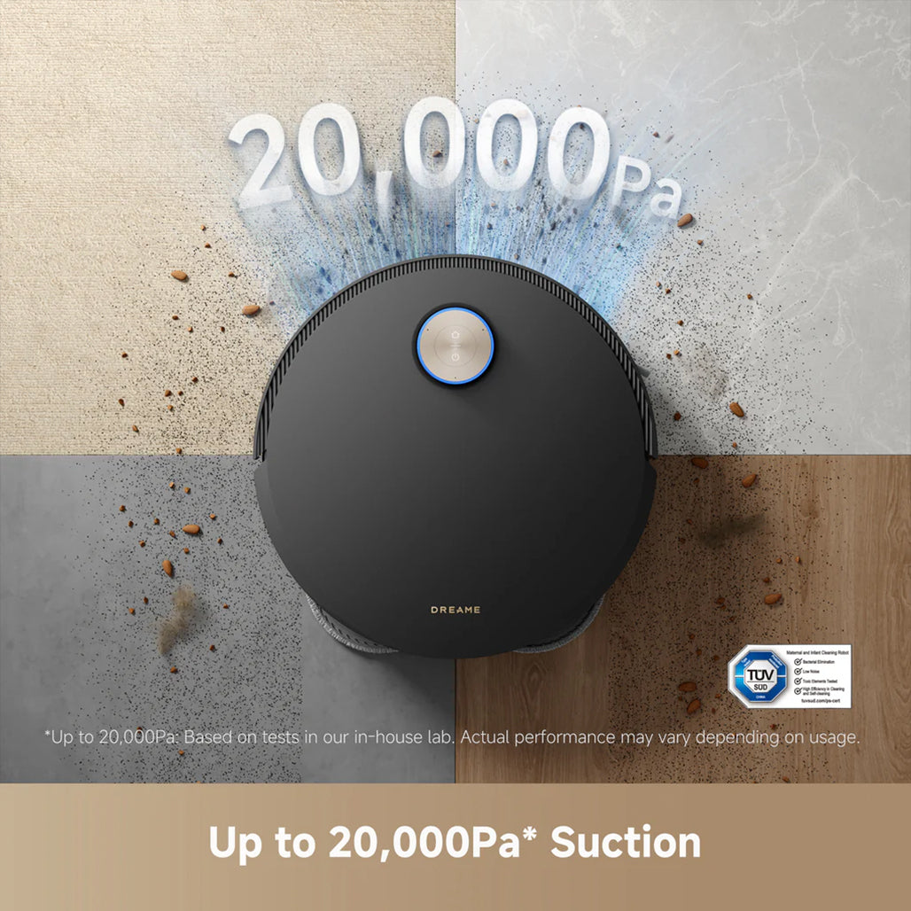 A Photo Of Dreame X50 Ultra Robot Vacuum Cleaner with Retractable Legs, 20,000Pa Suction & Smart Mapping