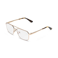 WHOOP Blue Light Glasses Drift Light Gold with All-Day Lenses
