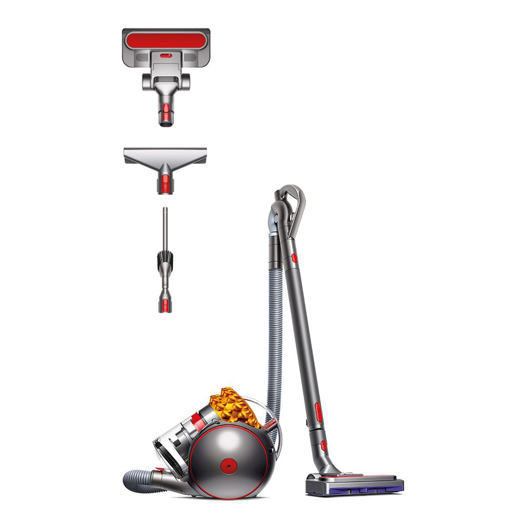 A Photo Of Dyson Big Ball Multi Floor 2 Vacuum Cleaner (Iron/Yellow) – Powerful Bagless Suction & Self-Righting Design