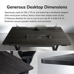 A Photo Of Cougar E-Odyssey Electric Gaming Desk