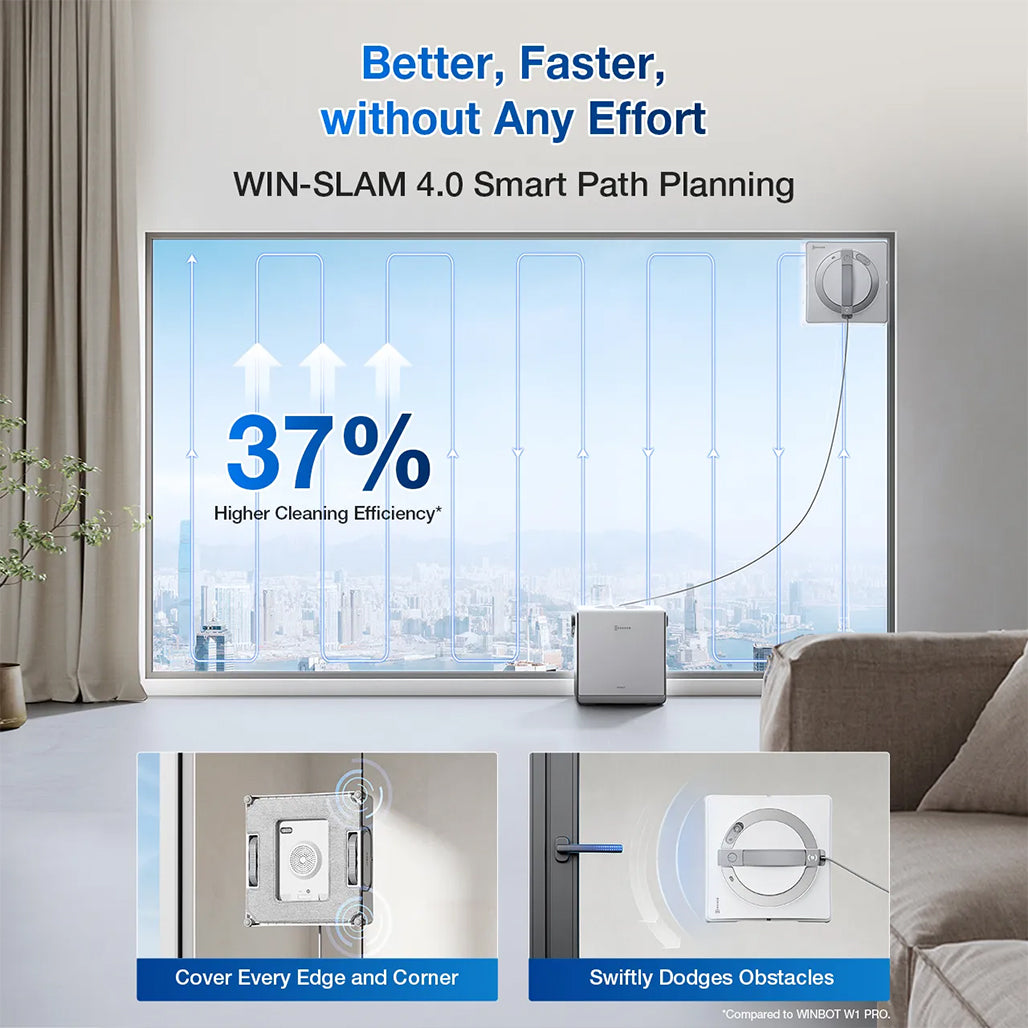A Photo Of ECOVACS WINBOT W2 Pro Omni - Robotic Window Cleaner