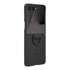 A Photo Of Samsung Galaxy Z Flip7 Silicone Ring Case - Black -  EF-PF766TBEGUS