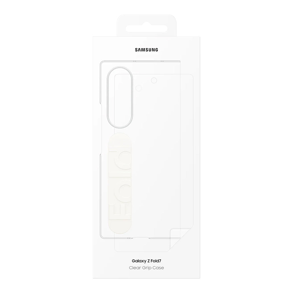 A Photo Of Samsung Galaxy Z Fold7 Clear Grip Case - EF-QF966CTEGWW
