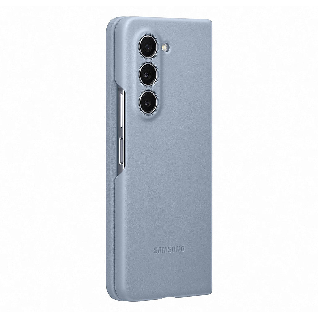 A Photo Of Samsung Galaxy Z Fold5 Eco-Leather Case - Graphite EF-VF946PBEGUS, Sustainable Protection